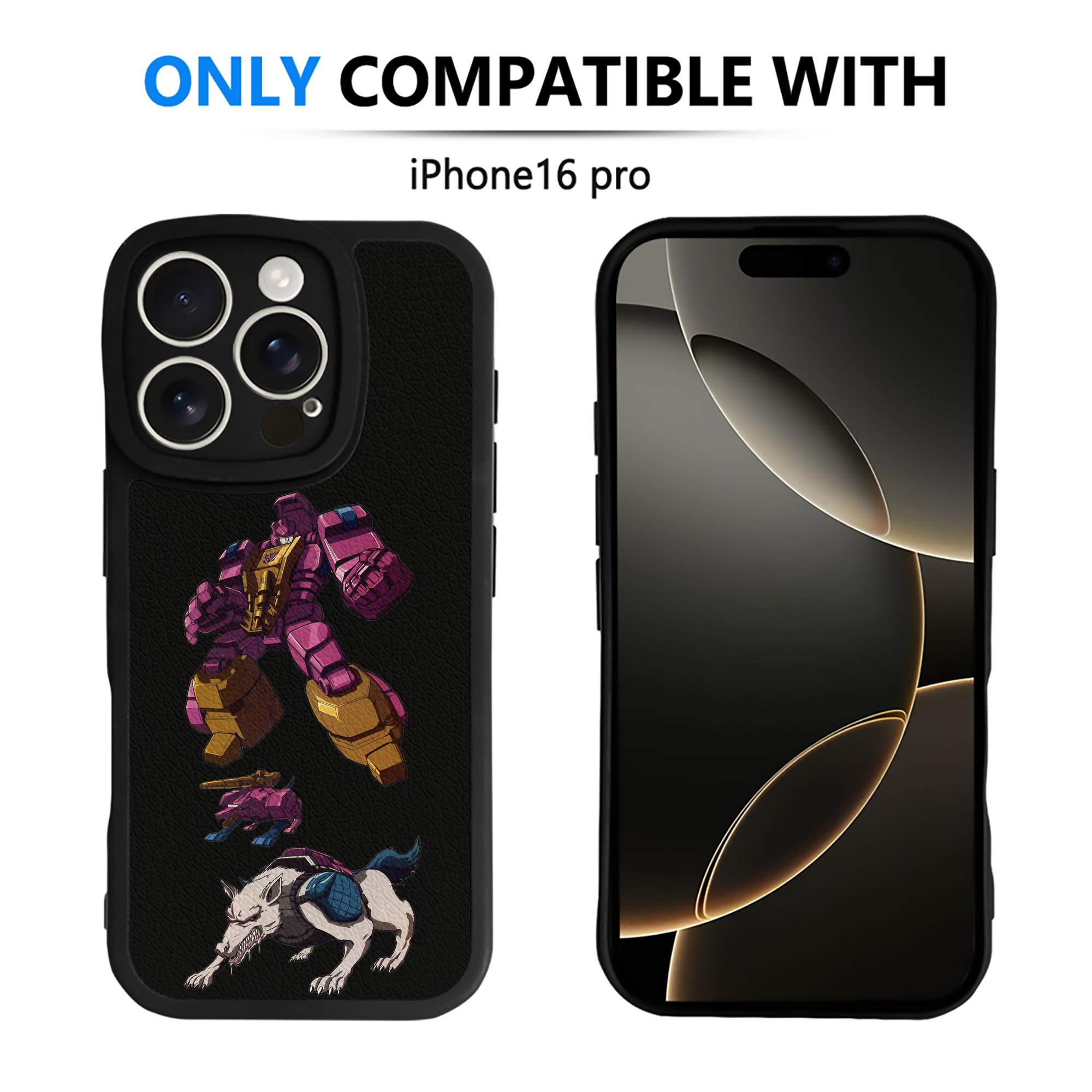 （画像用）  【iPhone 16シリーズ対応】シリコンスマホケース（レザー調） 材質：シリコン